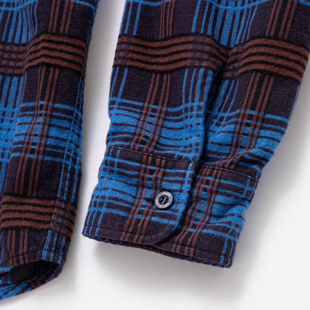RATS C/R FLANNEL CHECK SHIRT