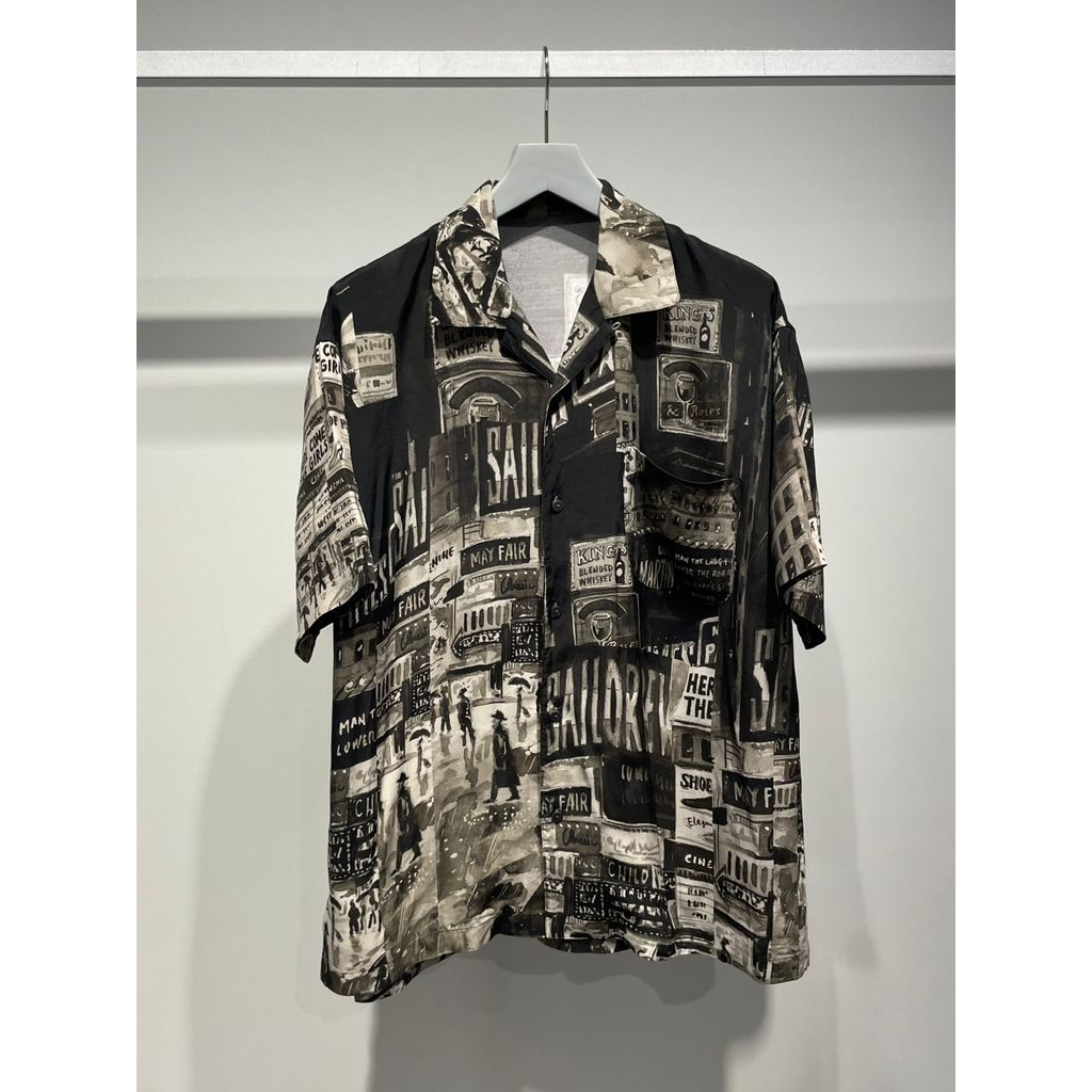 PORTER CLASSIC ALOHA SHIRT TIMES SQUARE – MAROON WEBSTORE