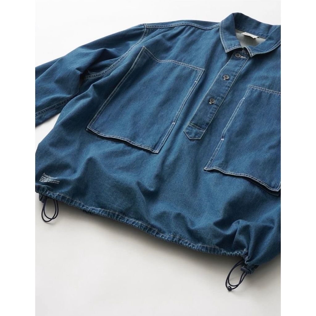 FreshSevice "DENIM PULLOVER SHIRT" FADE INDIGO
