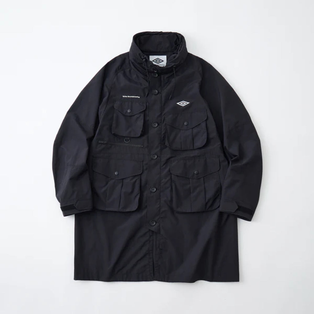 White Mountaineering WM × UMBRO MULTI POCKET COAT – MAROON