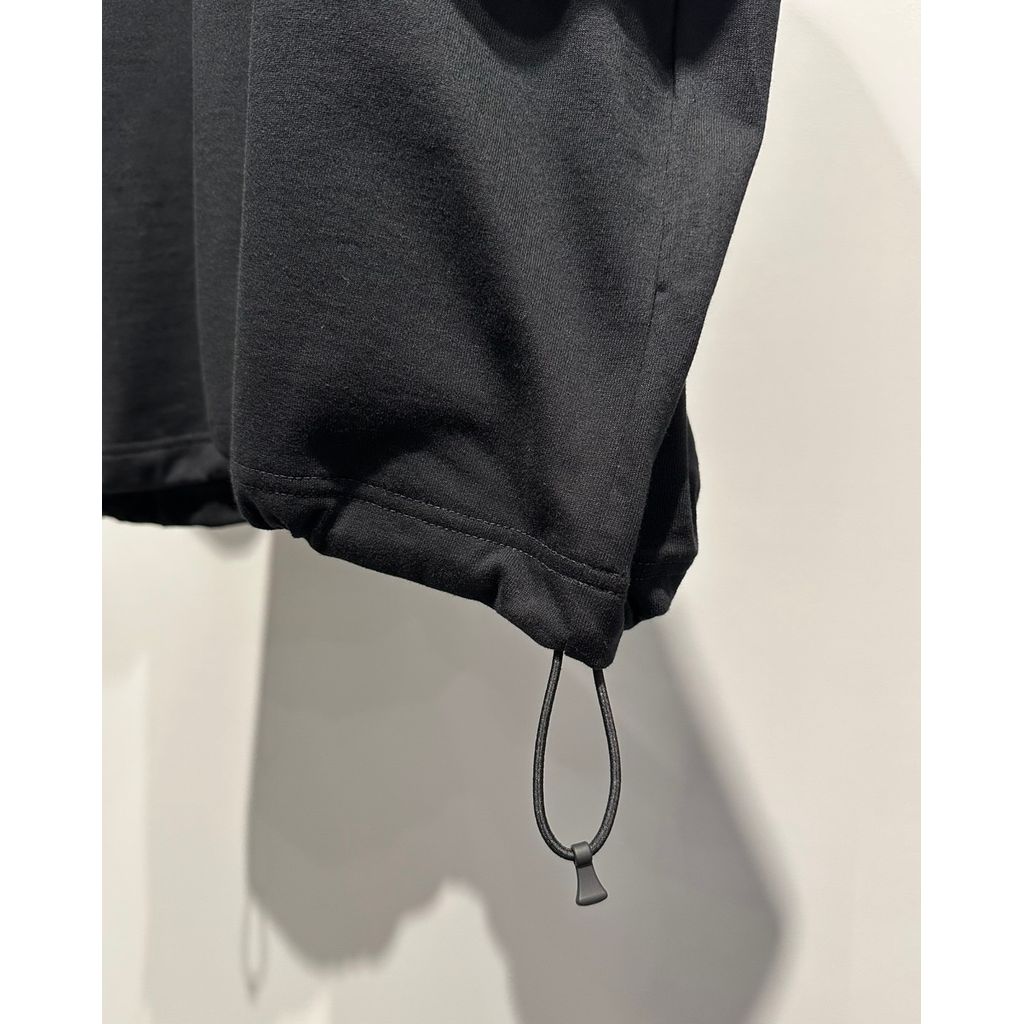 【MADE IN JAPAN】LINEAGE BALLON SOLID TEE(SUPER BLACK)