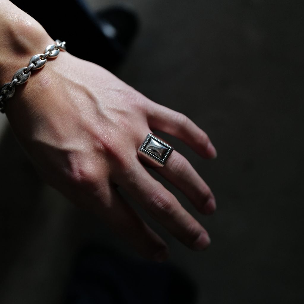 XOLO JEWELRY Square Mirror Ring