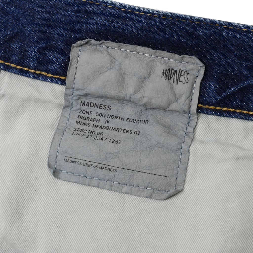 MADNESS AGING DENIM PANTS. M2WIDE COMFY