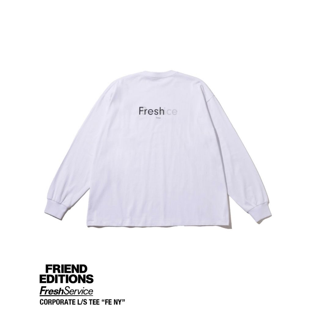 FreshSevice × FRIEND EDITIONS CORPORATE L/S TEE "FE NY"