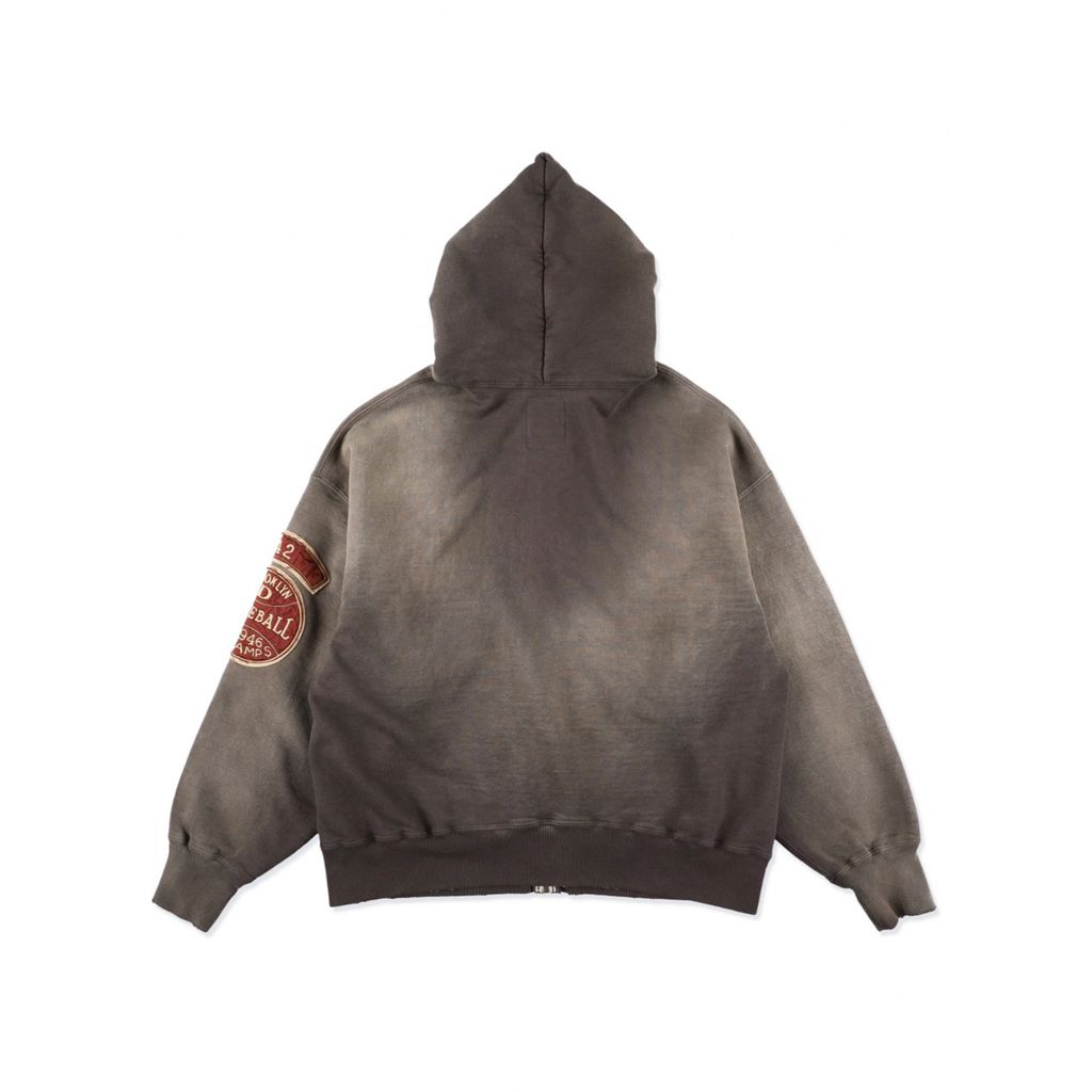 BOW WOW BASEBALL CHAMPION ZIP HOODIE AGED