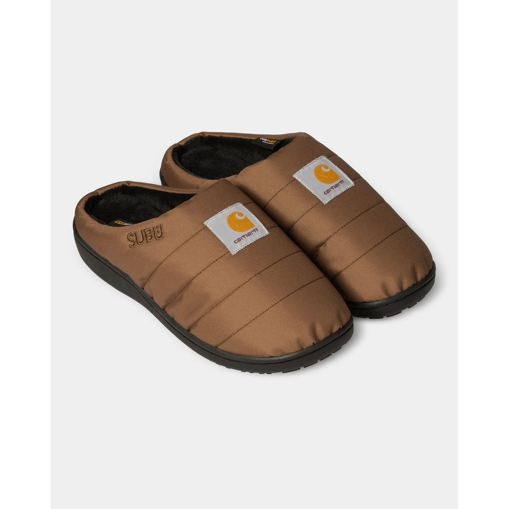 CARHARTT WIP Subu x Carhartt WIP Cordura® Slippers – MAROON WEBSTORE