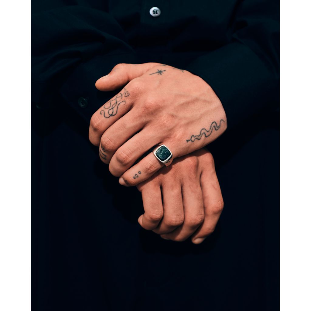 TOM WOOD Cushion Green Marble(S)