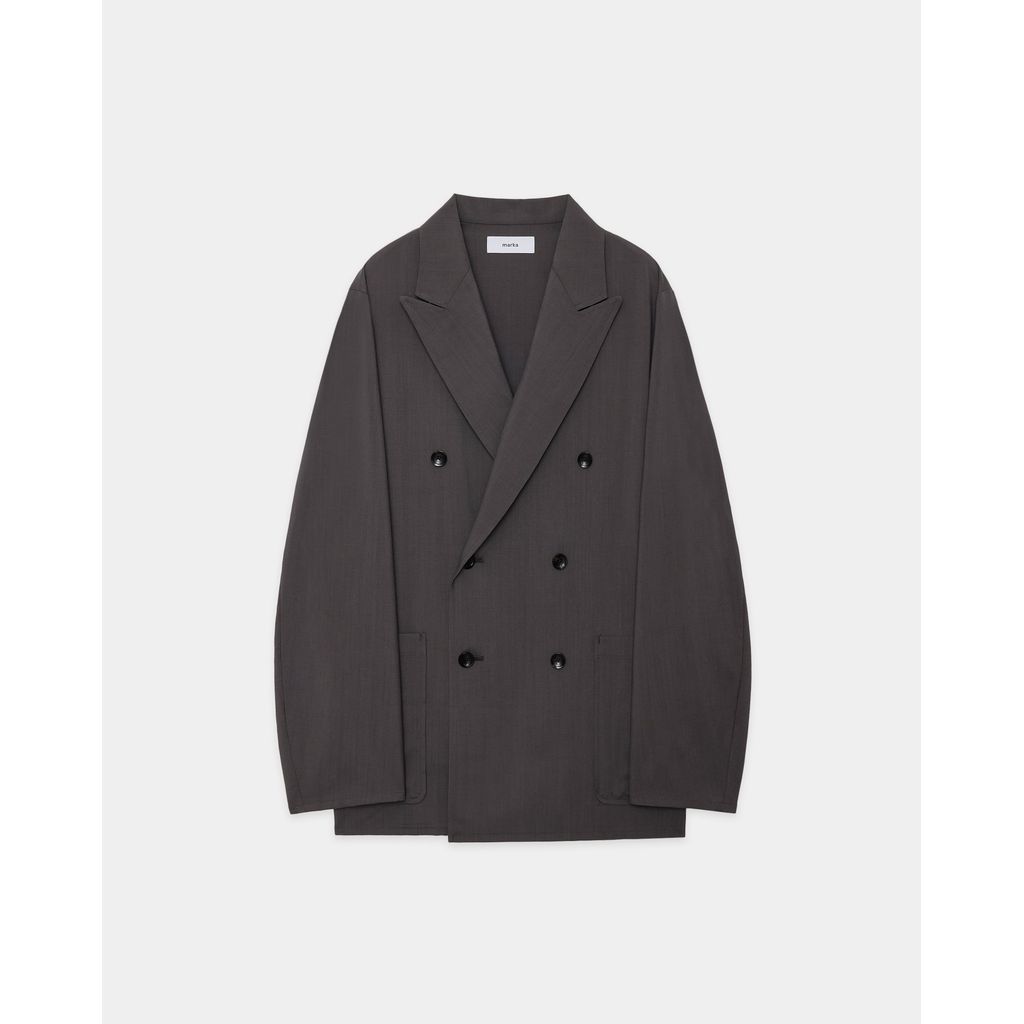 n*u様 【新品未使用】marka w.b jacket loose fit M MARKA 2/72 WASHER WOOL TROPICAL W.B JACKET LOOSE FIT – MAROON WEBSTORE