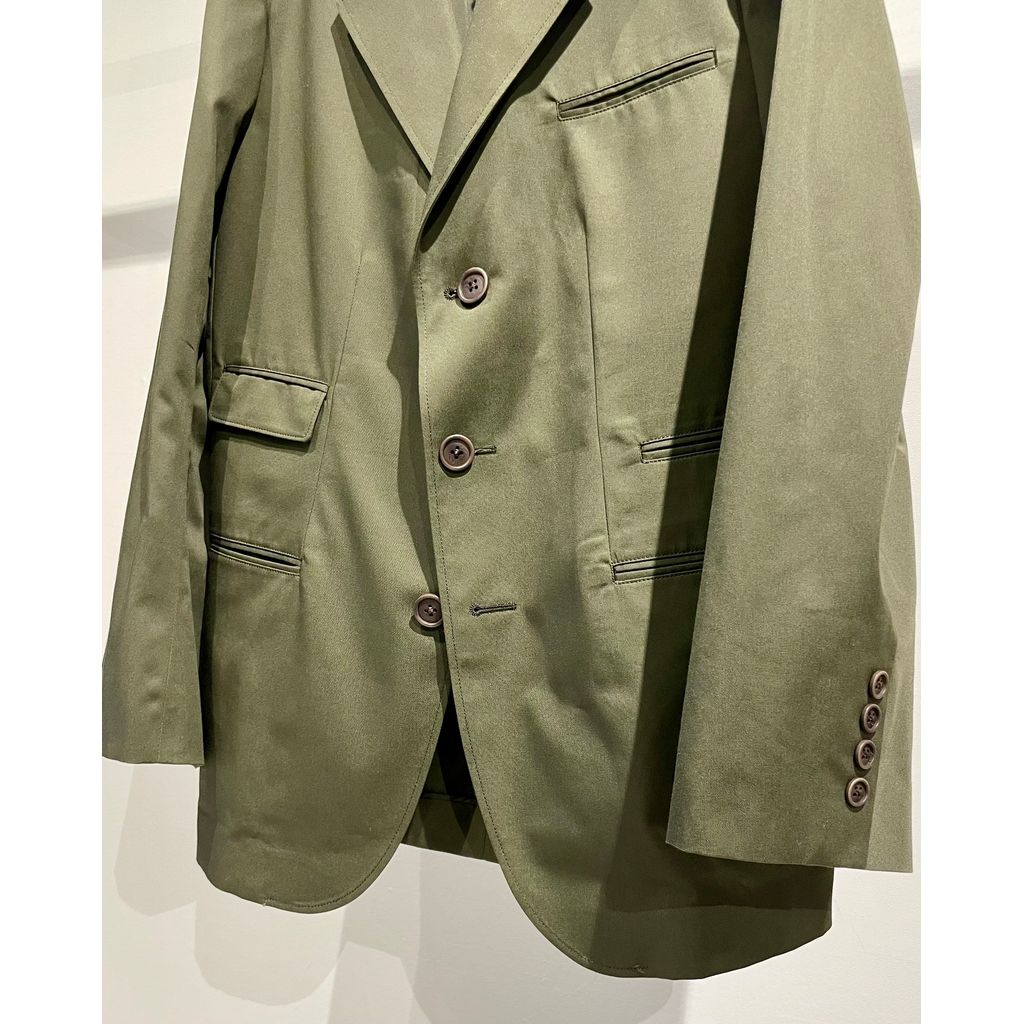 Y's for men T/C TWILL 3-BUTTONS JACKET(KAHKI)