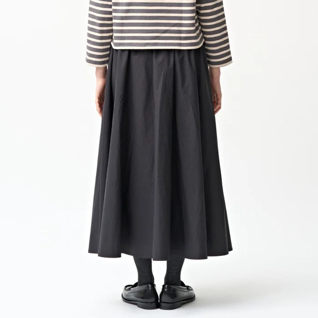 ORCIVAL Women's Salt Shrinking Burberry Waist Gather Skirt OR-F0068 SSB-R