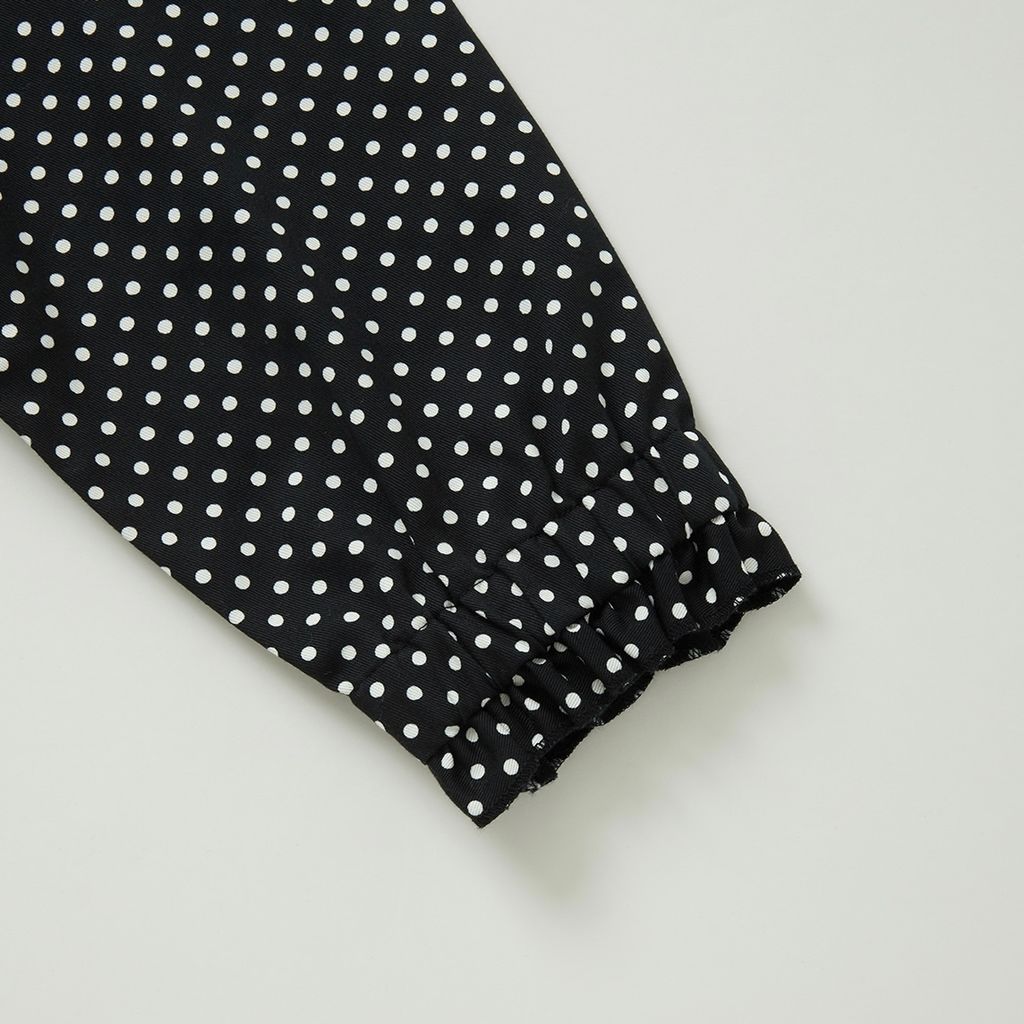NICK GEAR Dot Gather shirt