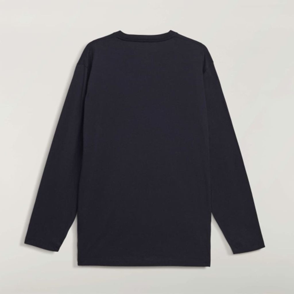 Y-3 Y-3 LOGO LONG SLEEVE TEE(BLACK)