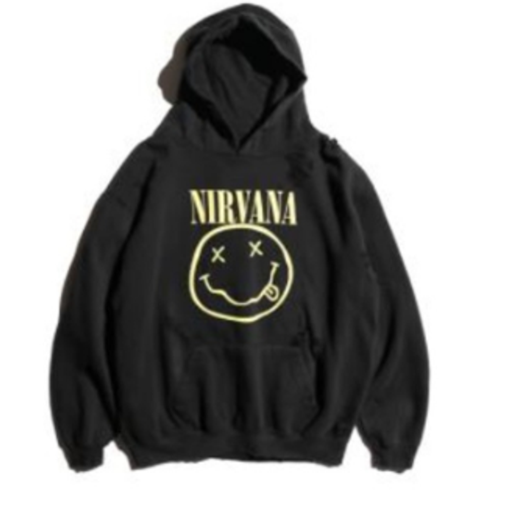 【予約商品】THRIFTY LOOK worn-out nirvana happy face
