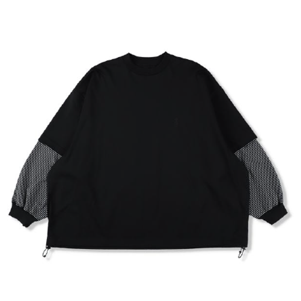 is-ness BALLOON LAYERED LONG SLEEVE T SHIRT