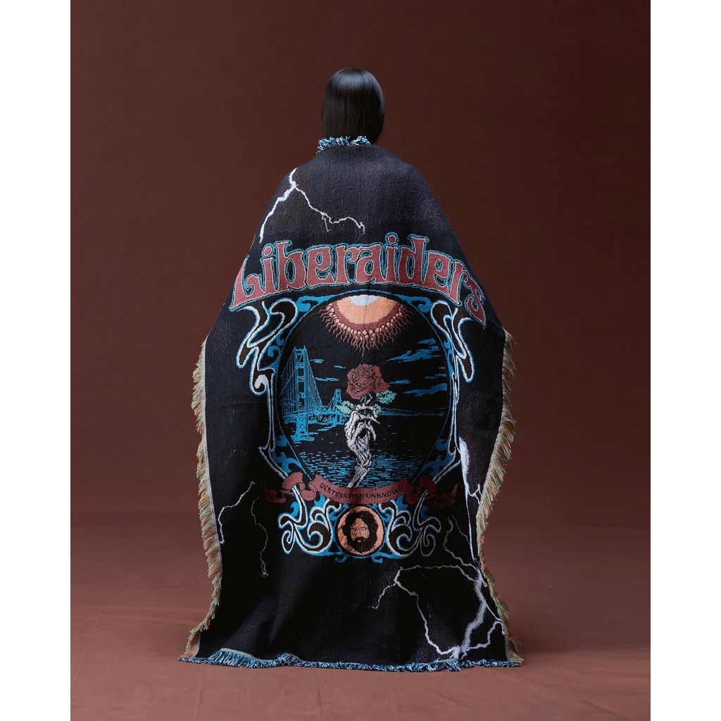 Liberaiders DEAD ROSE THROW BLANKET