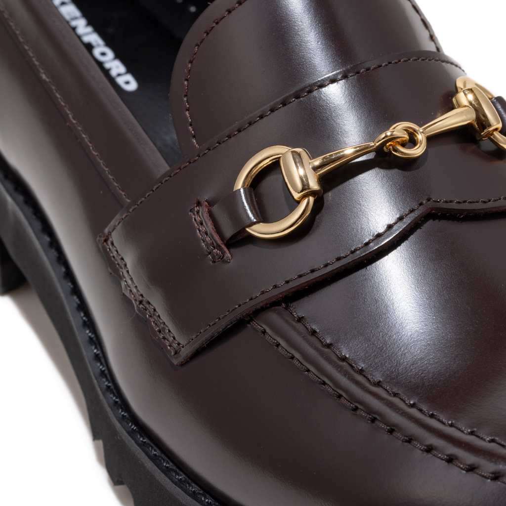 KENFORD MENS TANK SOLE BIT LOAFERS / WINE
