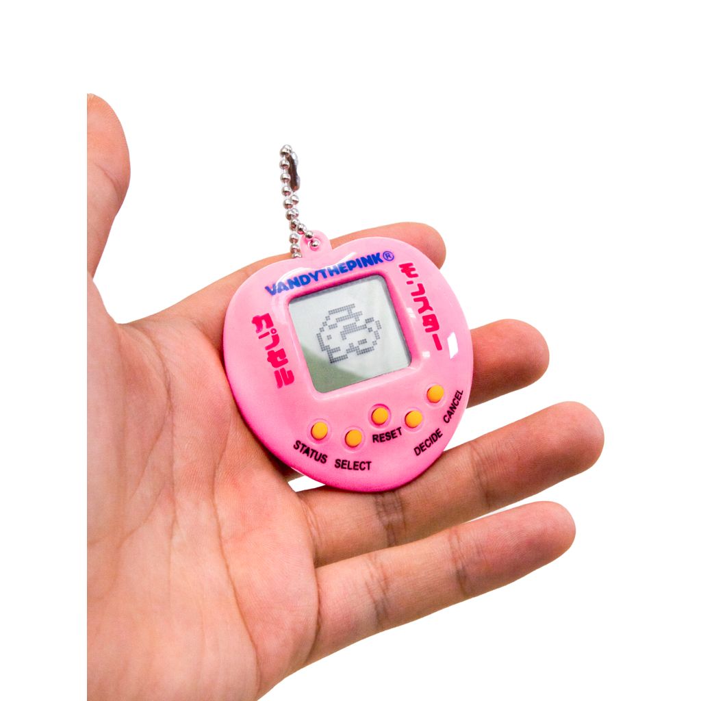 VANDY THE PINK PIXEL PET KEYCHAIN