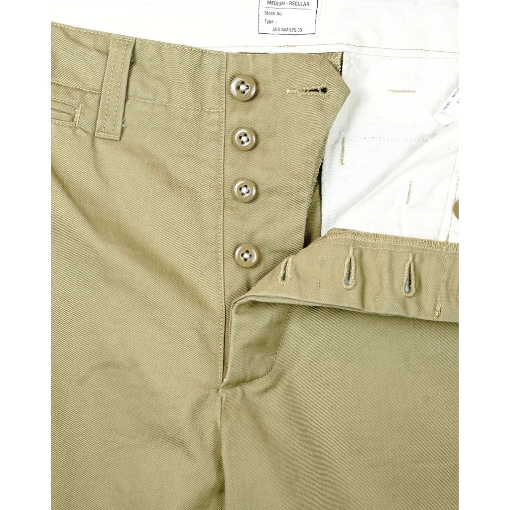 ANDFAMILYS Wide Chino Trousers