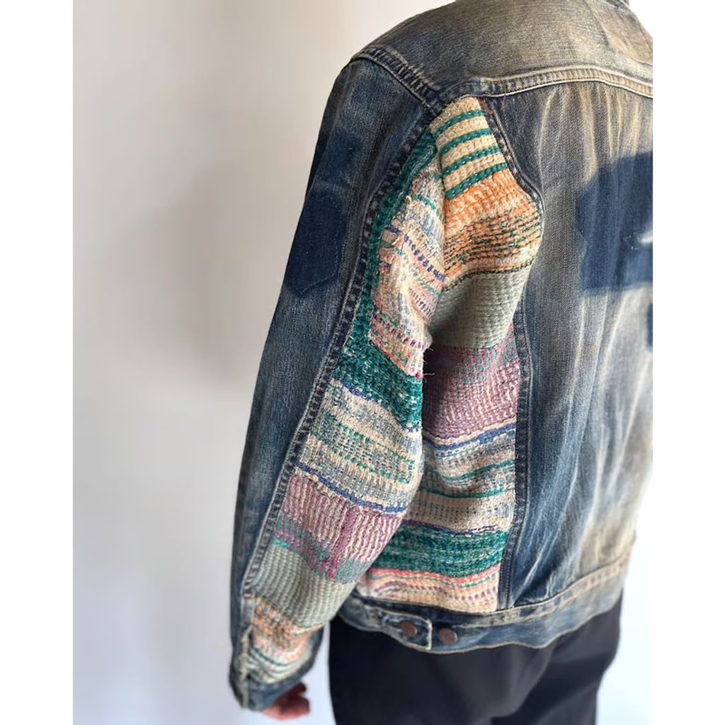 ANACHRONORM ε2 RALLI QUILT CUSTOM DENIM JACKET SIZE 00(NO.14)