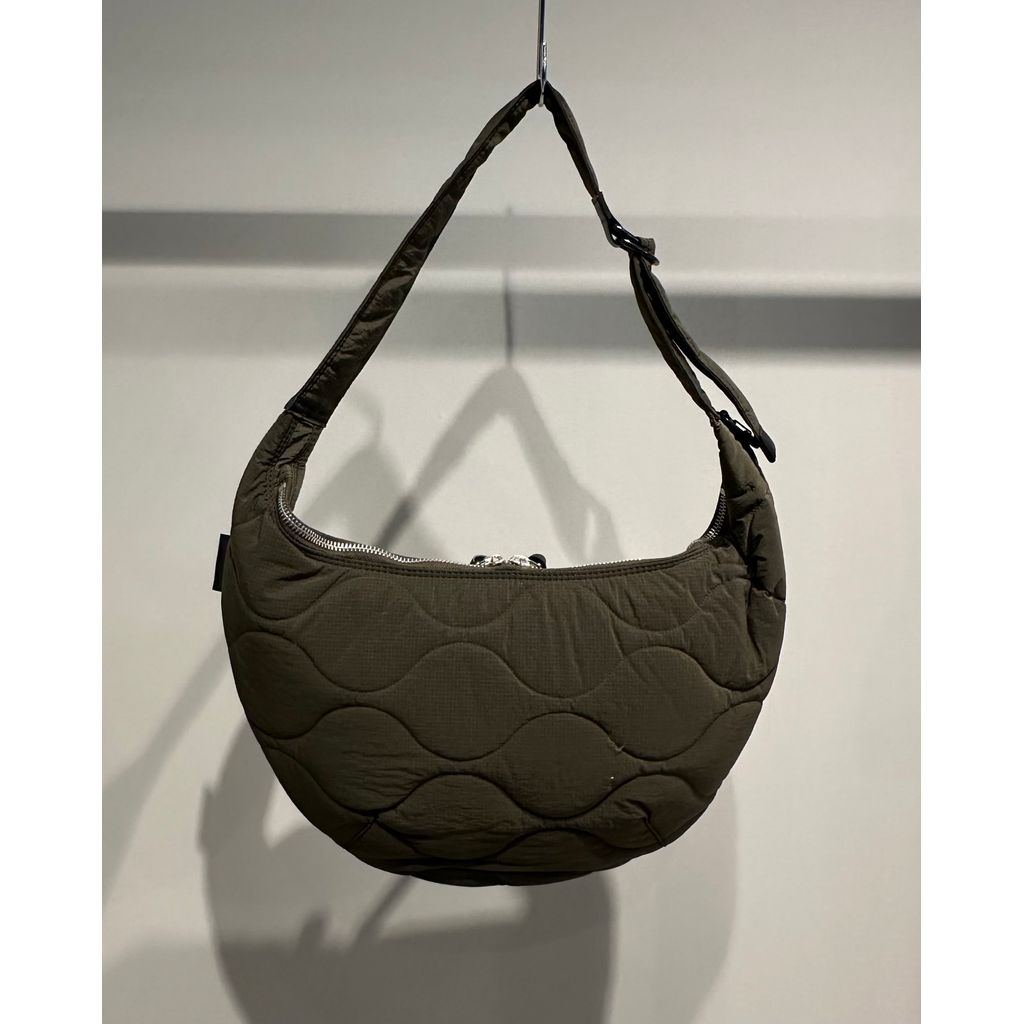 COMME des GARCONS HOMME NYLON RIPSTOP QUILTING BAG(KAHKI)