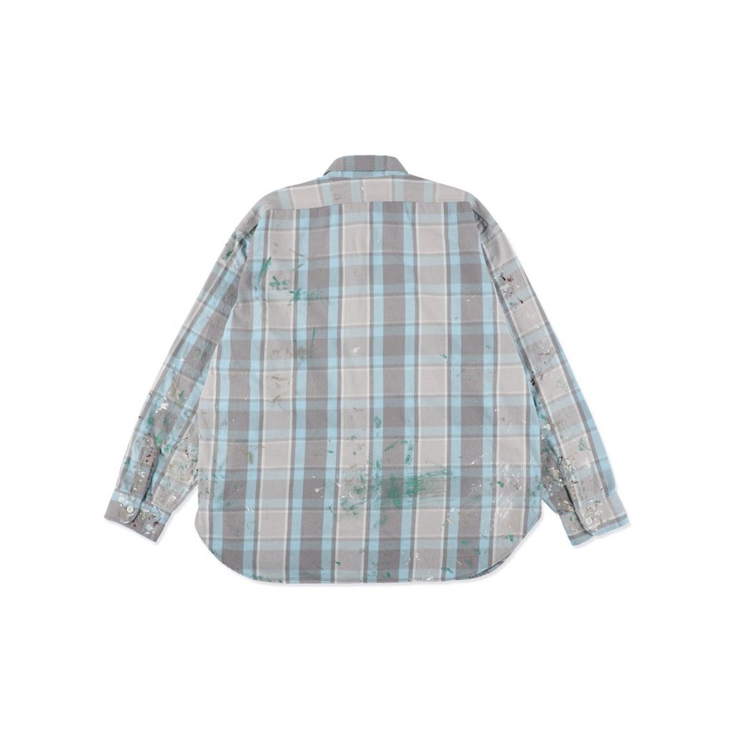 BOW WOW PAINTER'S PAINT STAINED FLANNEL SHIRT