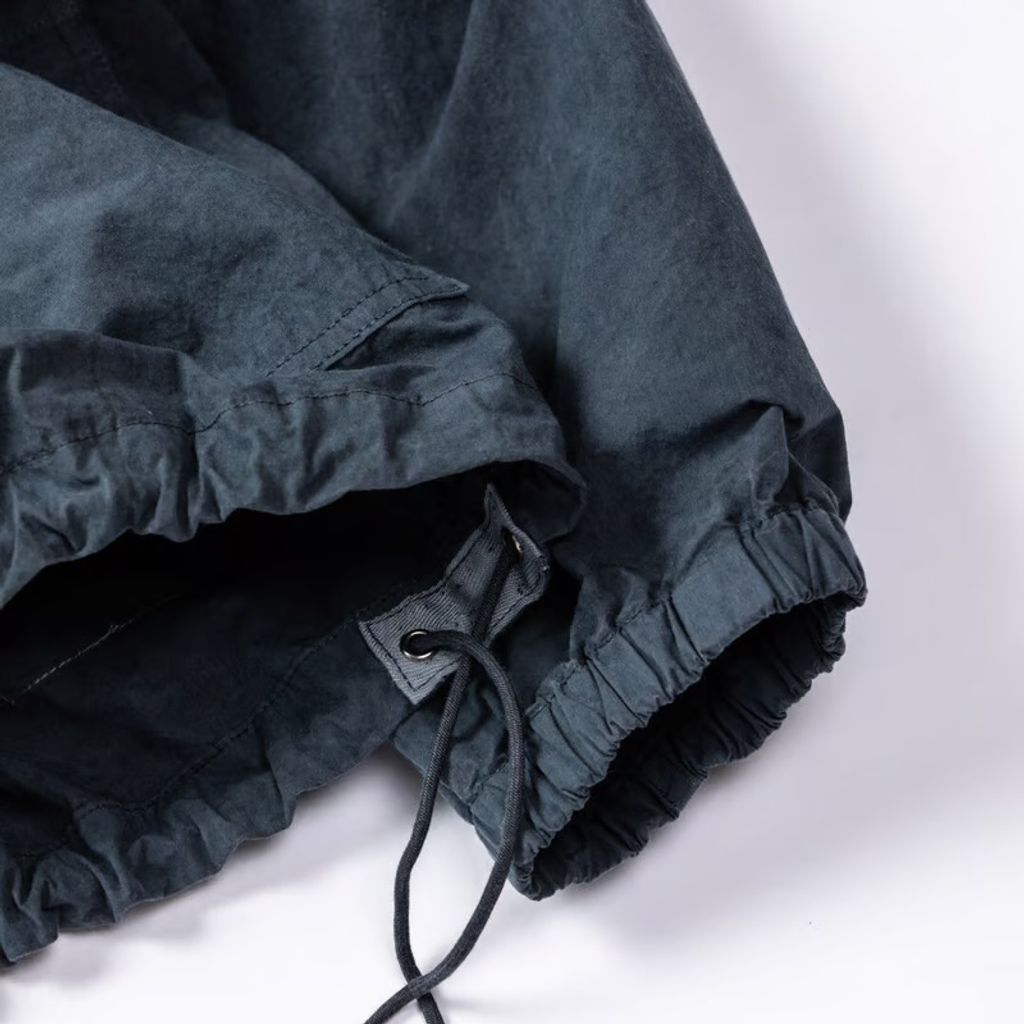 ANACHRONORM AN252 OVER DYED ANORAK PULLOVER JACKET NAVY