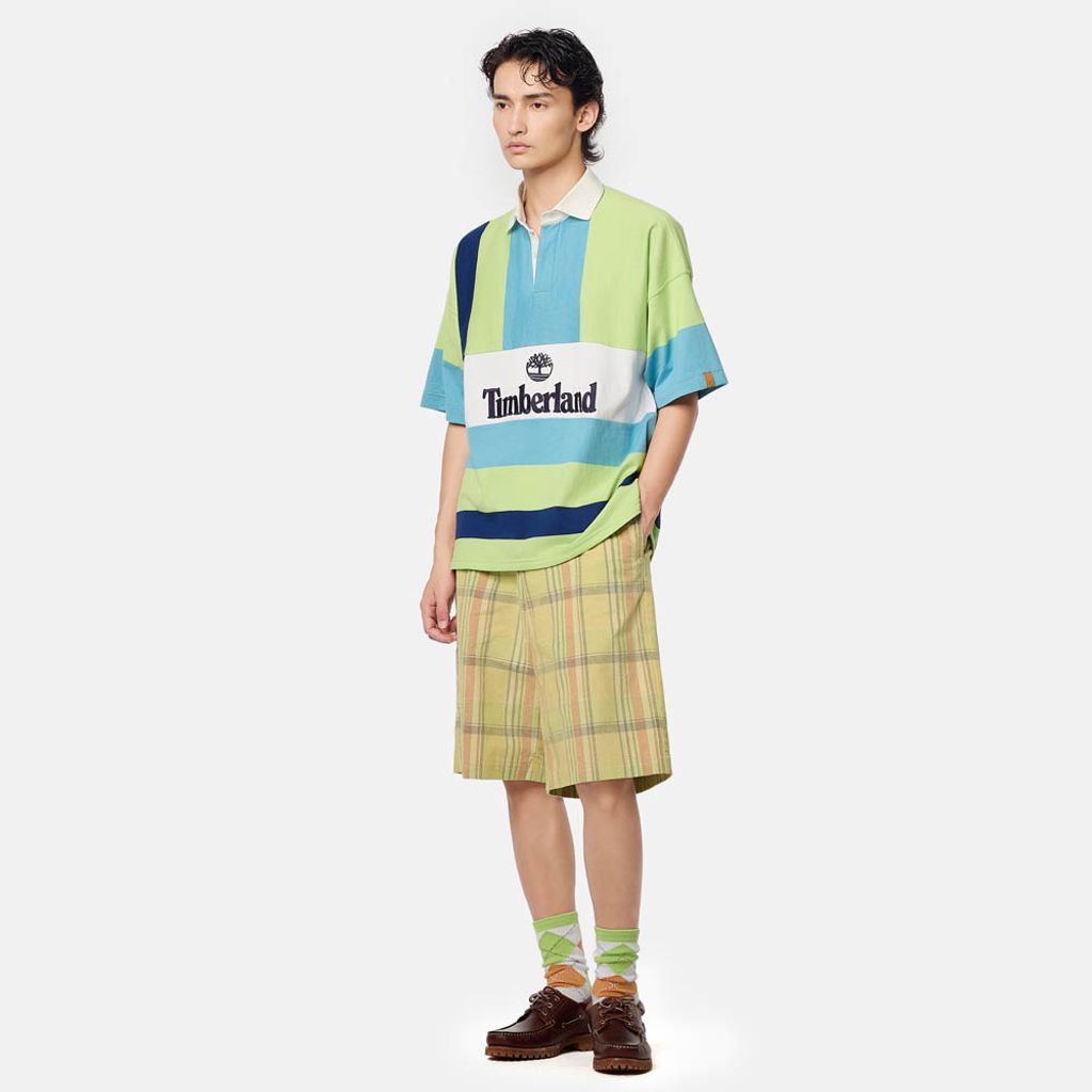 Timberland TOKYO DESIGN COLLECTIVE オールジェンダー 半袖 ラグビー シャツ