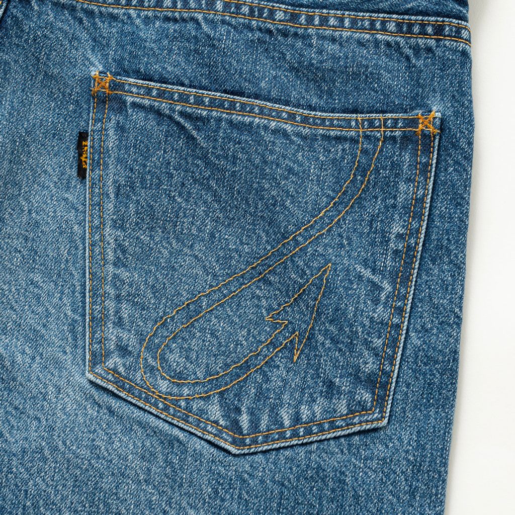 RATS VINTAGE WASH DENIM PANTS