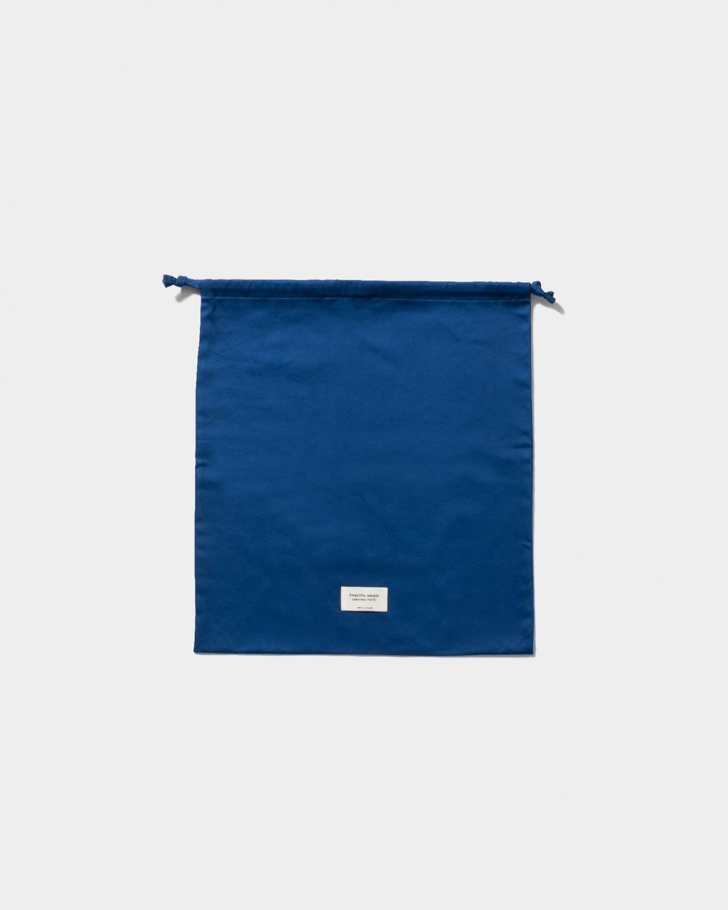 beautiful people konbu knit shopping busket bag S dark blue