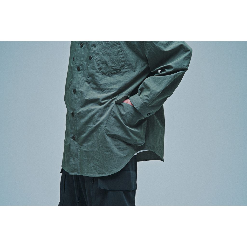 Poliquant THE IN-OUTSIDE POCKETS OVERSIZED CPO SHIRT JACKET