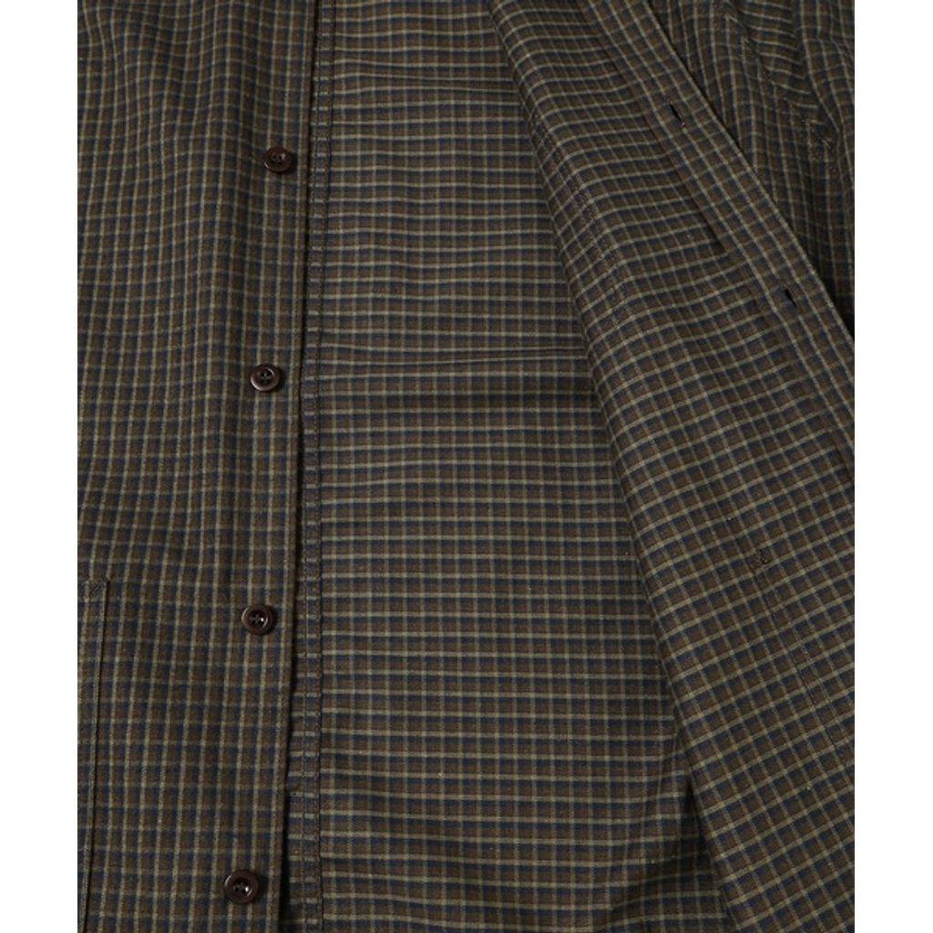 COMME des GARCONS HOMME COTTON FLANNEL CHECK SHIRT