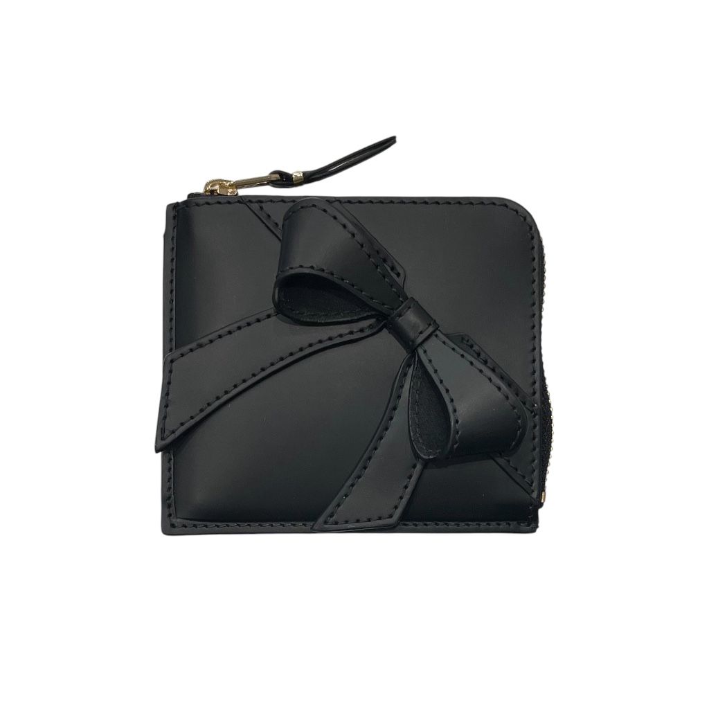 Wallet COMME des GARCONS BIG BOW ZIP AROUND WALLET(BLACK)