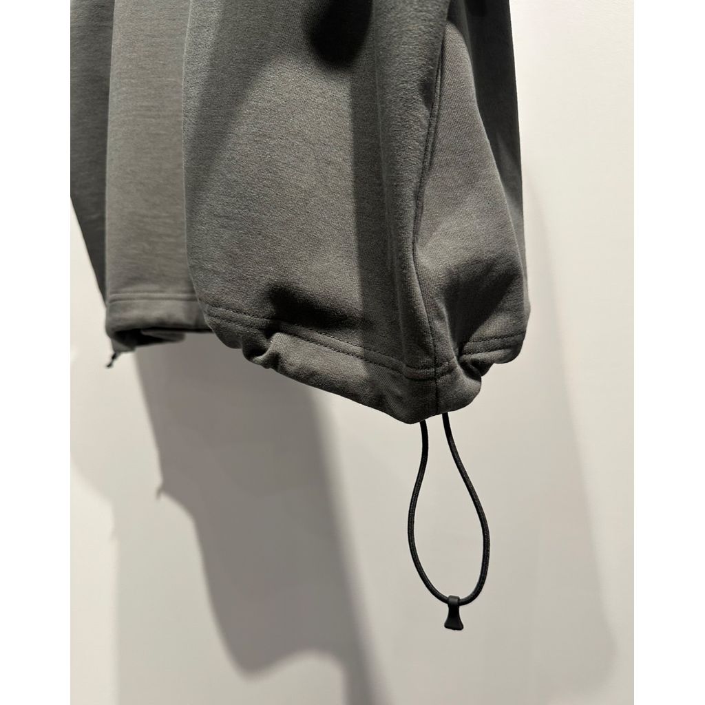 【MADE IN JAPAN】LINEAGE BALLON SOLID TEE(CHARCOAL)