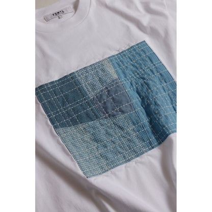 FDMTL SASHIKO PATCHWORK TEE