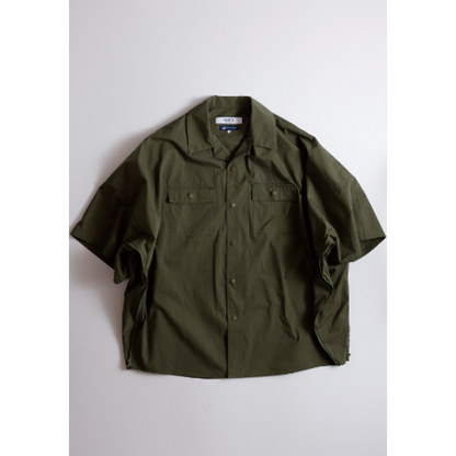 FDMTL FA26SH26C-KH  ZIP KYTE S/S SHIRT