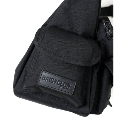 BAICYCLON by Bagjack  MULTI POCKET SHOULDER BAG (SMALL) / BCL-85 BLACK2
