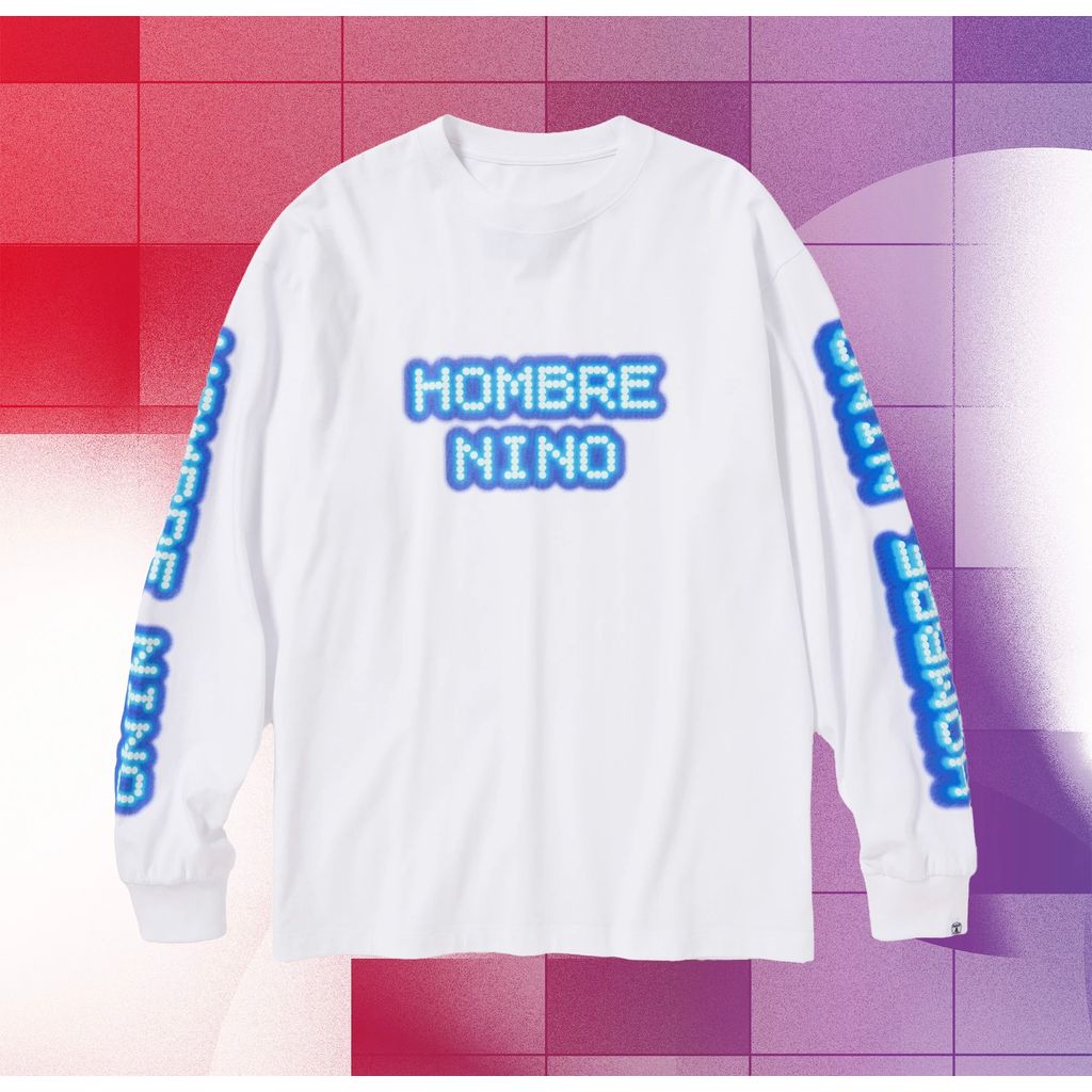 HOMBRENINO L/S PRINT TEE (RETRO)