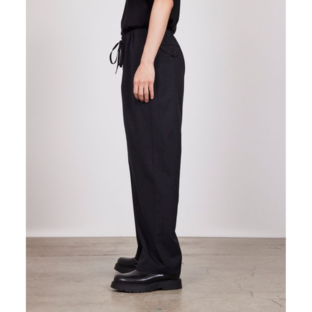 MARKA 2/72 WASHER WOOL TROPICAL COCOON WIDE EASY PANTS