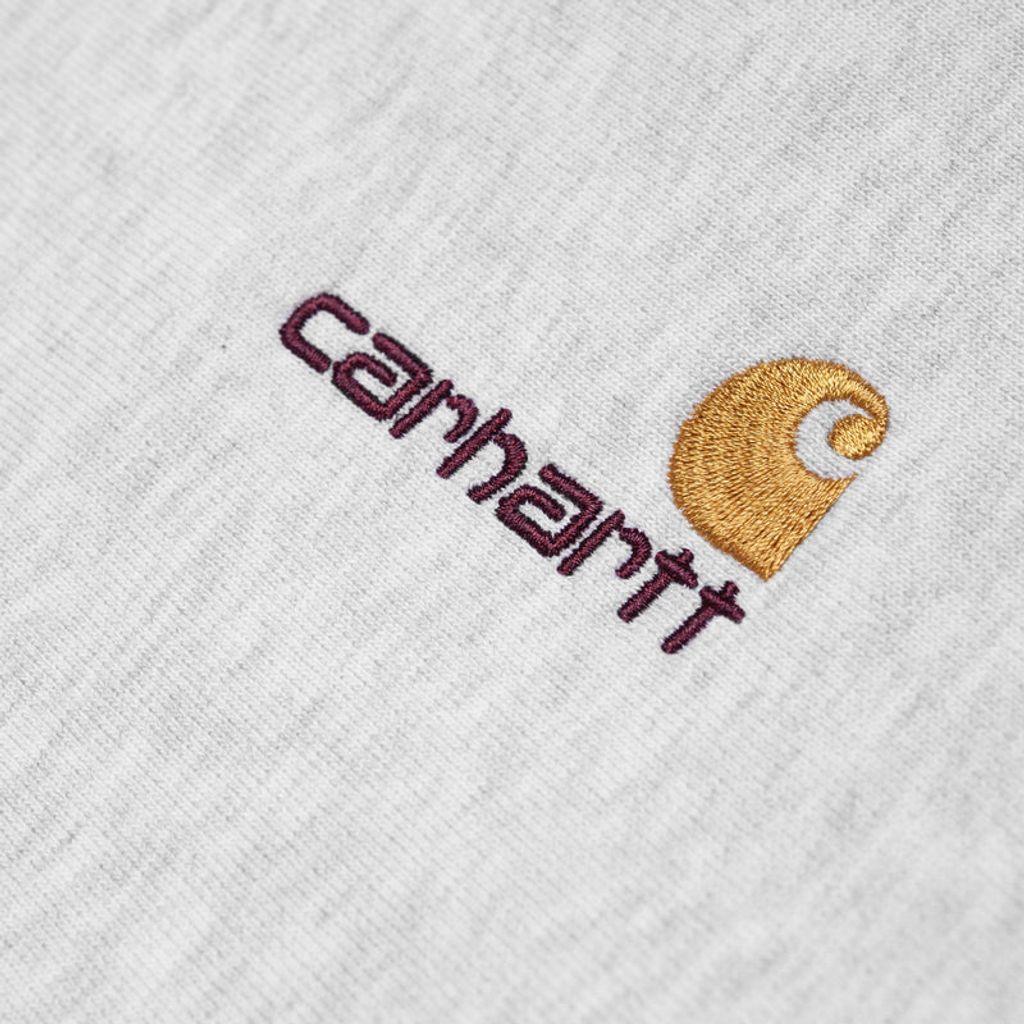 【一部予約販売】CARHARTT WIP Half Zip American Script Sweatshirt