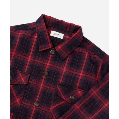 SATURDAYS NEW YORK CITY Marco Ombre Check CPO Shirt