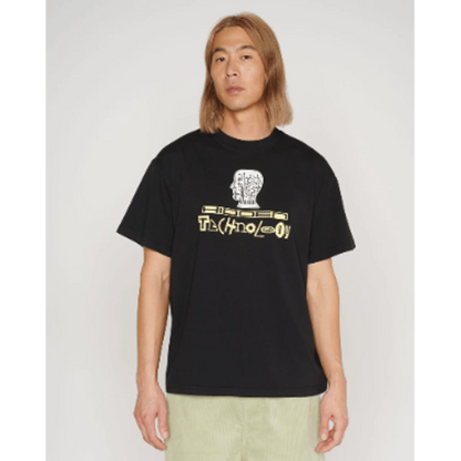 BRAIN DEAD HIDDEN TECH T-SHIRT - BLACK