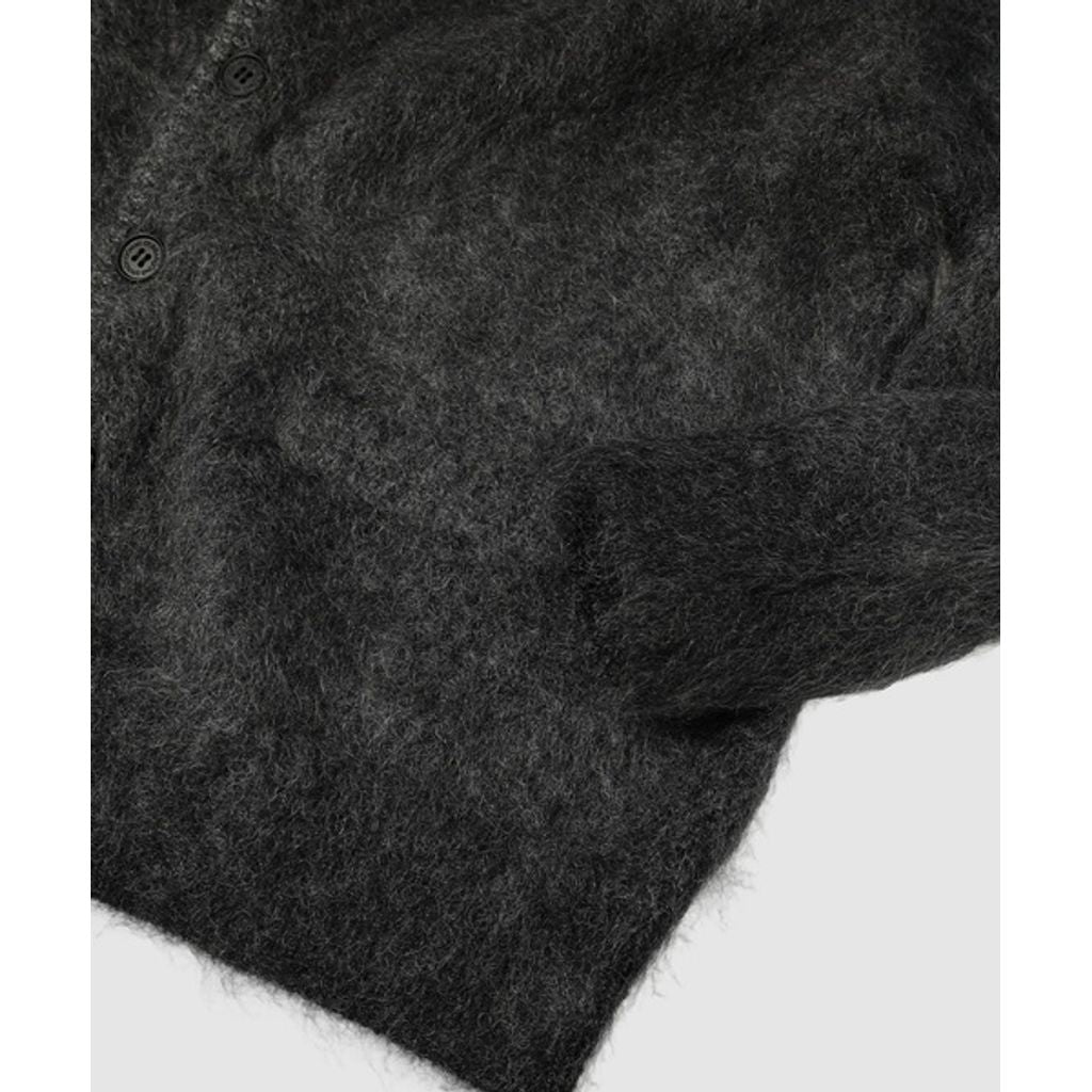COMME des GARCONS HOMME MOHAIR BORDER CARDIGAN（GRAY）