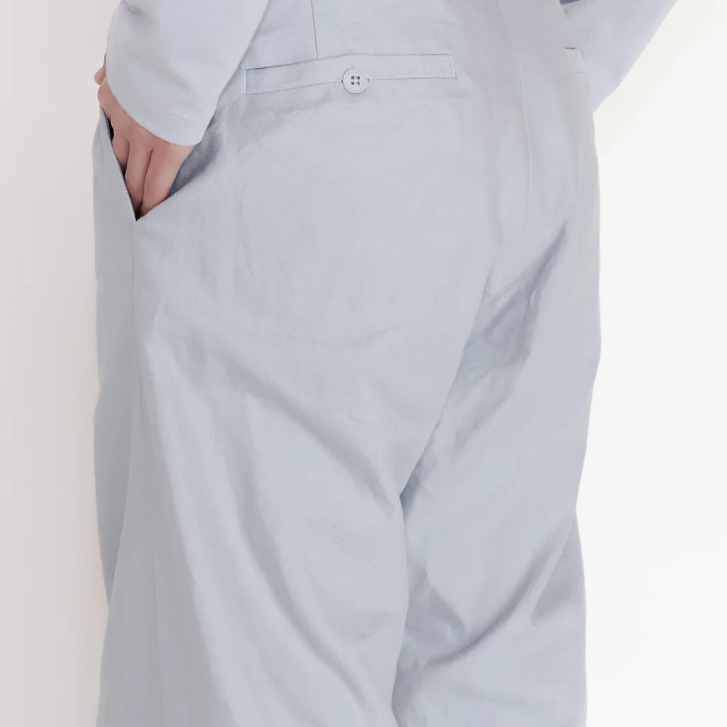 YAECA Chino Cloth Trousers Wide Tapered