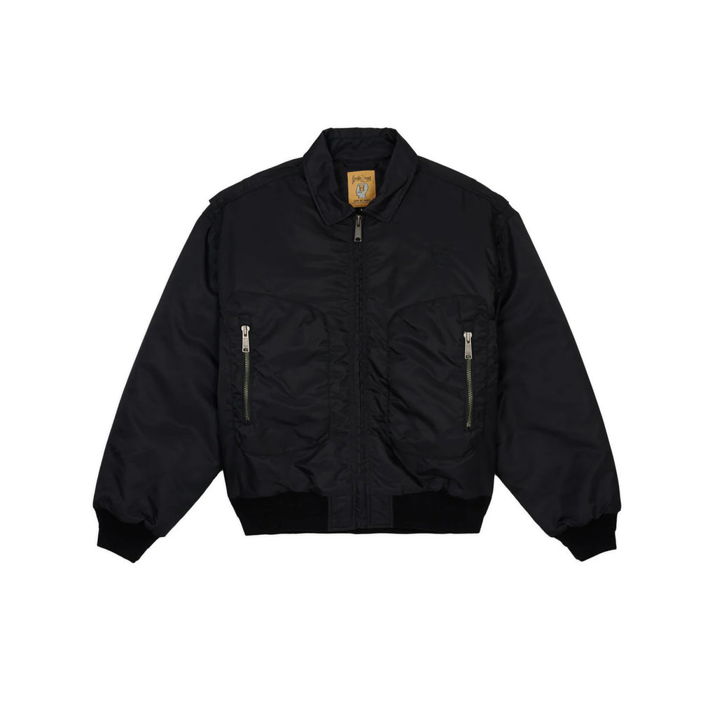 BRAIN DEAD Embroidered 3D Flight Jacket – MAROON WEBSTORE