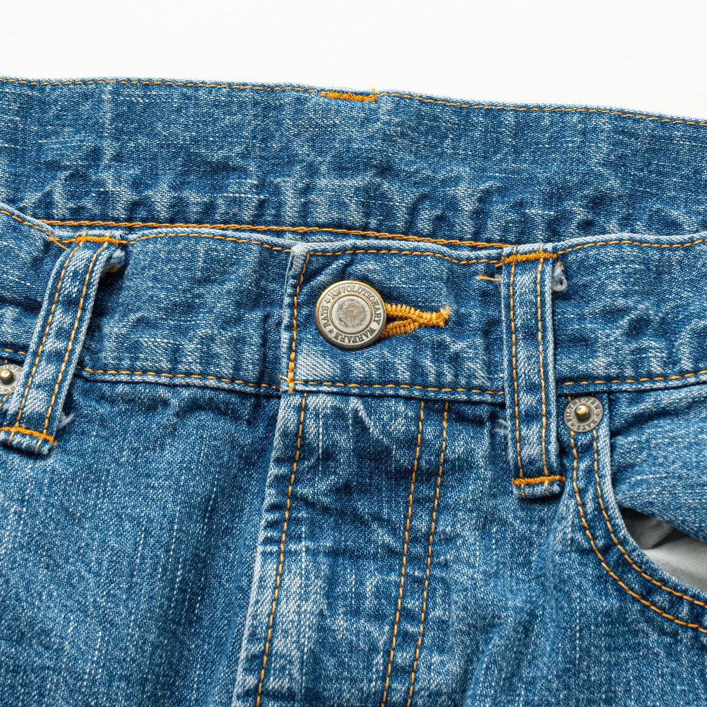 RATS USED LIGHT DENIM PANTS