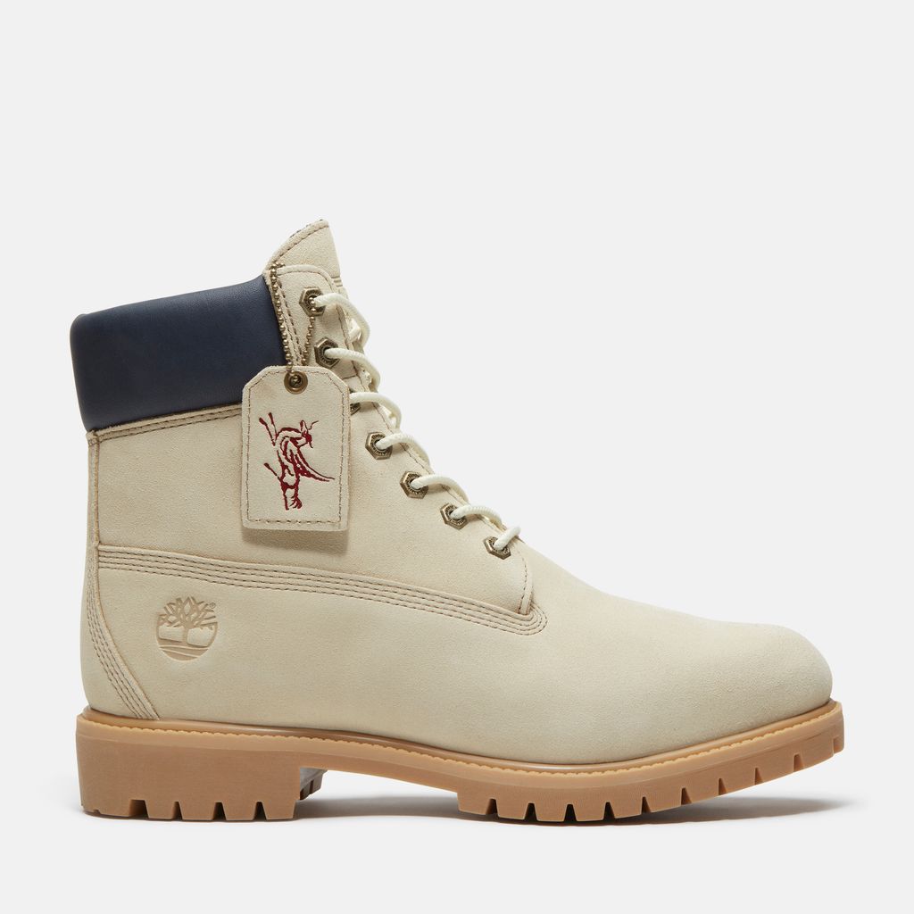 Timberland プレミアム 6インチ ウォータープルーフ ブーツ メンズ(LT BEIGE)