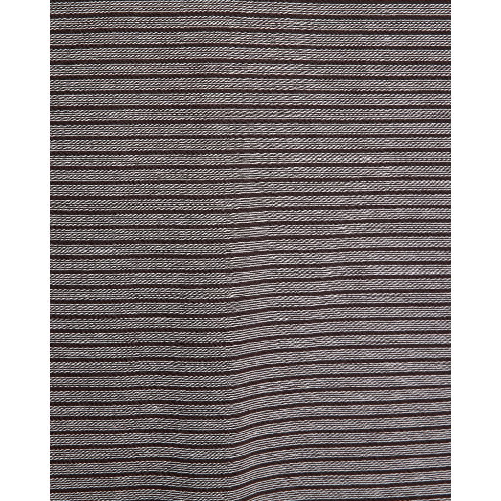 marka Organic Cotton High Twist Knit Border / Crew Neck Tee