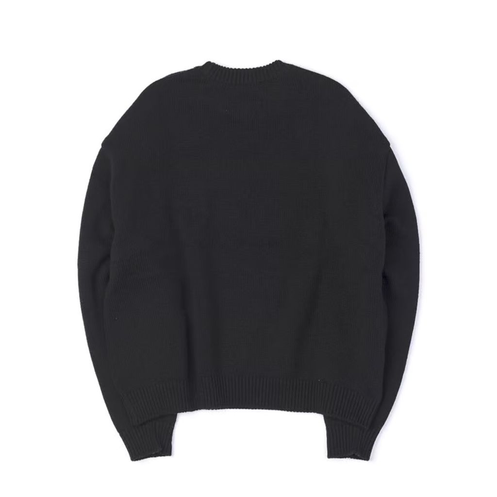ANACHRONORM AN249 SEATTLE JACQUARD KNIT BLACK