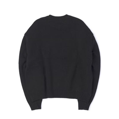 ANACHRONORM AN249 SEATTLE JACQUARD KNIT BLACK