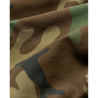 ANACHRONORM  AN372 BLACK CUT-OFF HARD DAMAGED B.D.U CAMO PANTS WOODLAND